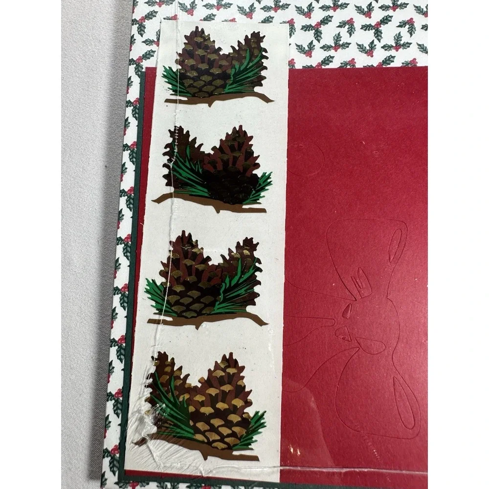 Creative Memories 8 1/2 X 11 Xmas Photo Mounting Kit Paper, Stickers